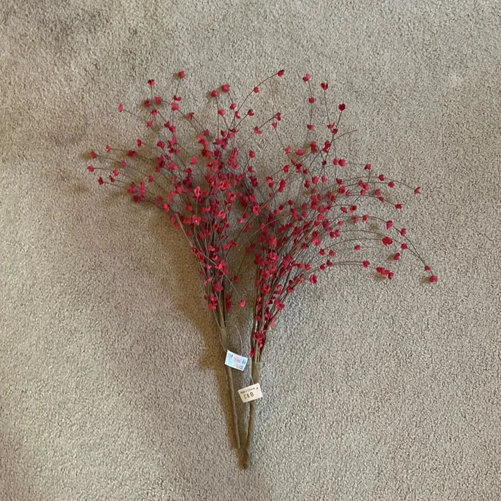 C & B Red Floral